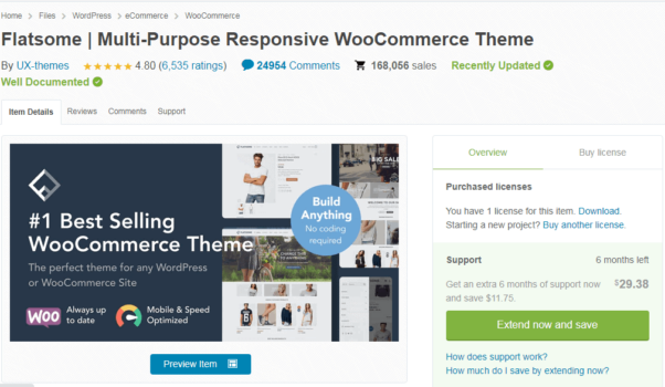 Tặng theme wordpress số 1 về bán hàng Flatsome